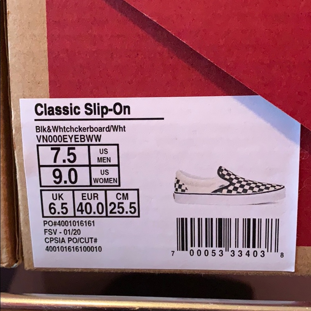 Classic Slip-On Vans - Picture 8 of 8
